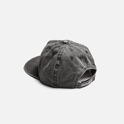 STRAYE FADED CAP - BLACK WASHED