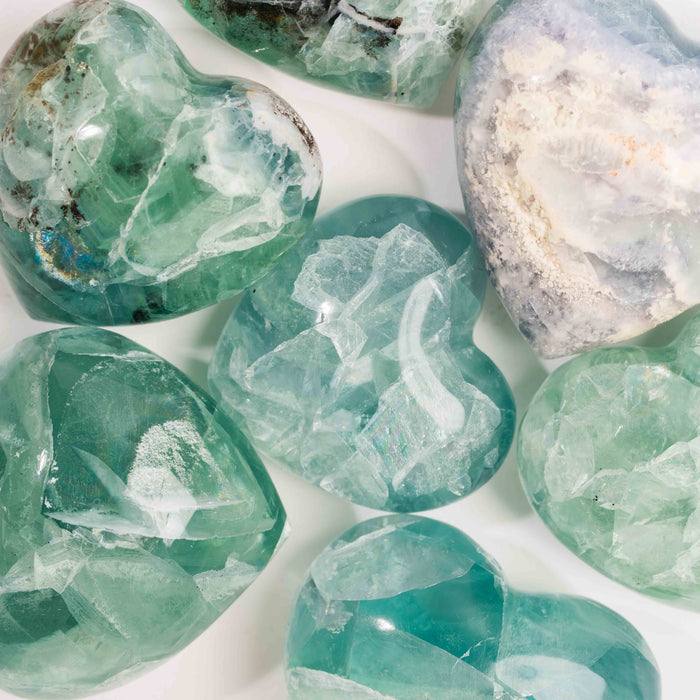 Fluorite, Green - Heart(s)