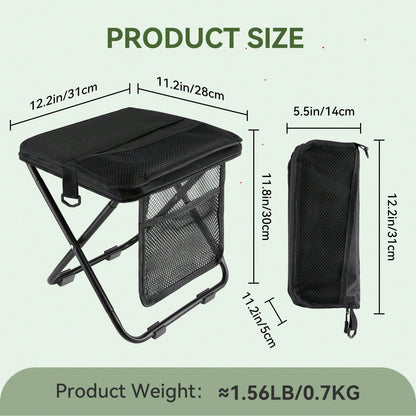 Foldable, Portable Mobile Chair, Suitable For Outdoor Use, Subway/Bus Use, Sturdy And Durable, Very Easy To Use.
