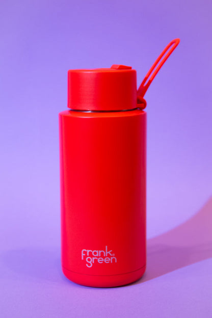 Frank Green Reusable Bottle 34oz - Atomic Red