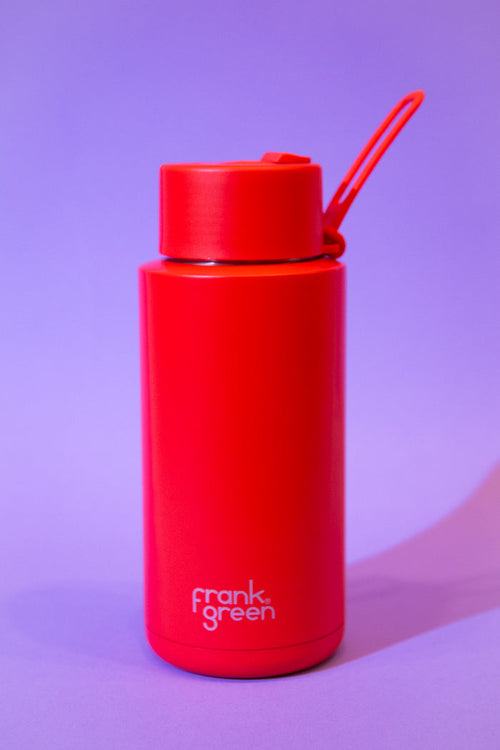 Frank Green Reusable Bottle 34oz - Atomic Red