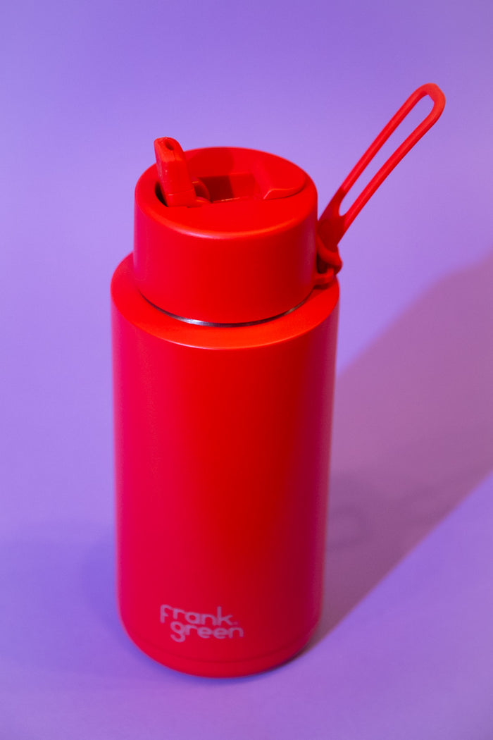 Frank Green Reusable Bottle 34oz - Atomic Red