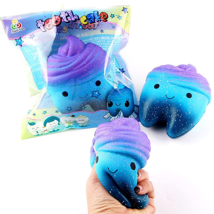 Gadget Gerbil Galaxy Tooth Squishy Toy