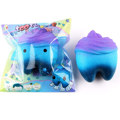 Gadget Gerbil Galaxy Tooth Squishy Toy