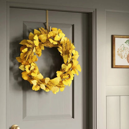 Goldenrod Mix Fall Wreath - Wichita Home Outlet