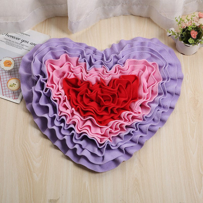 Gadget Gerbil Heart A Heart Shaped Dog Snuffle Mat
