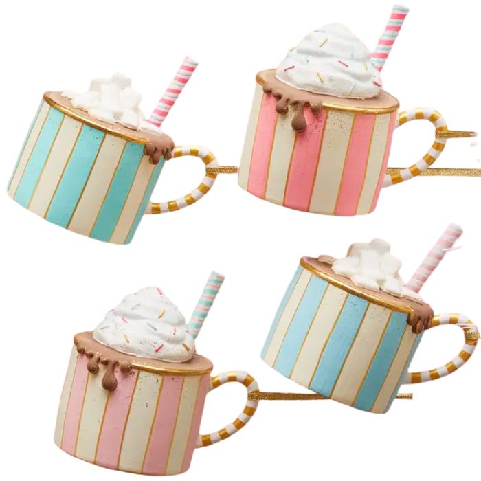 Glitterville Hot Chocolate Ornament