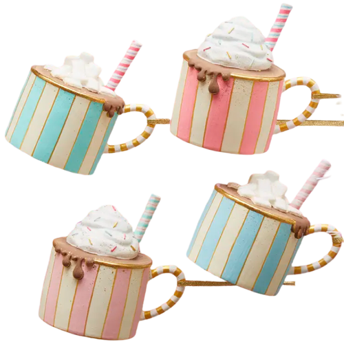 Glitterville Hot Chocolate Ornament