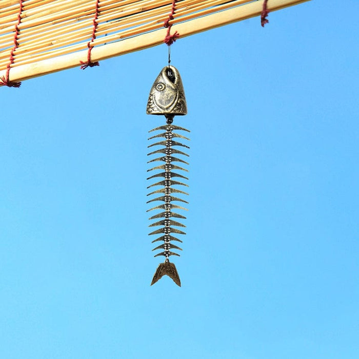 Gadget Gerbil Iron Fish Bone Wind Chimes