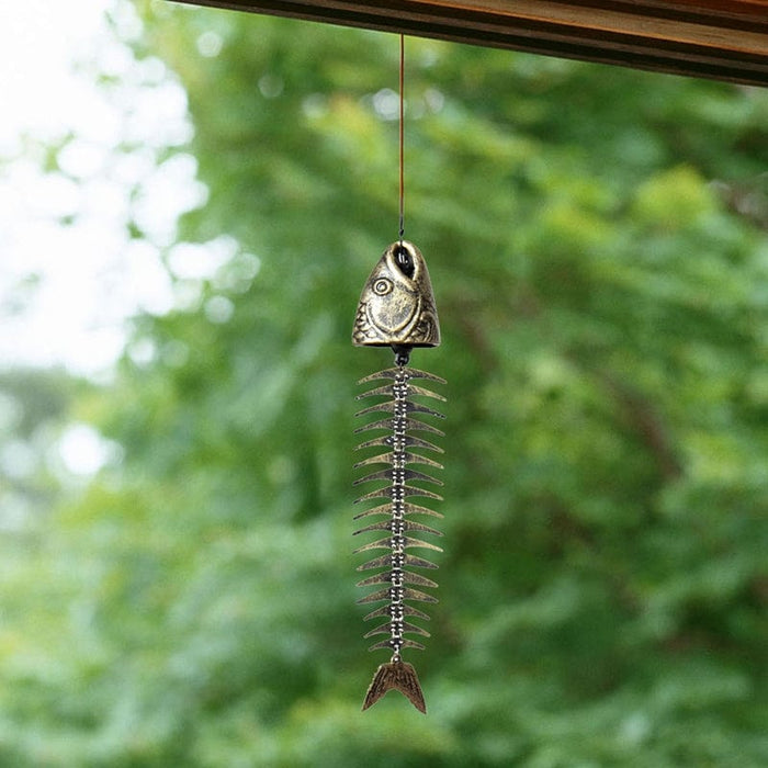 Gadget Gerbil Iron Fish Bone Wind Chimes