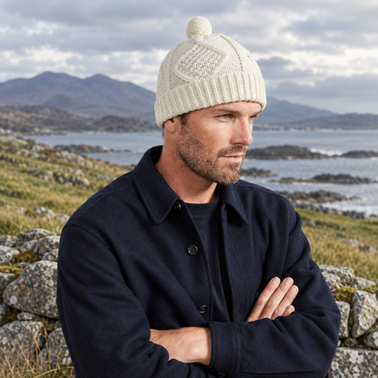 Kinard Aran Natural Ski Hat