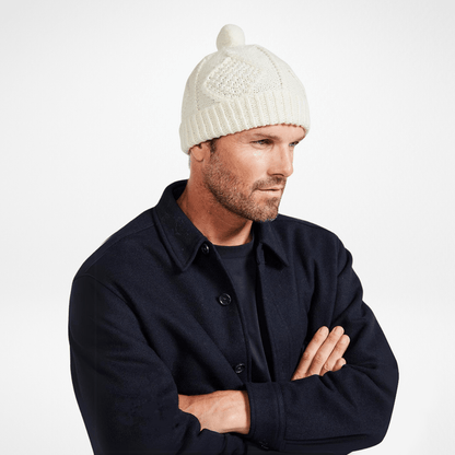 Kinard Aran Natural Ski Hat