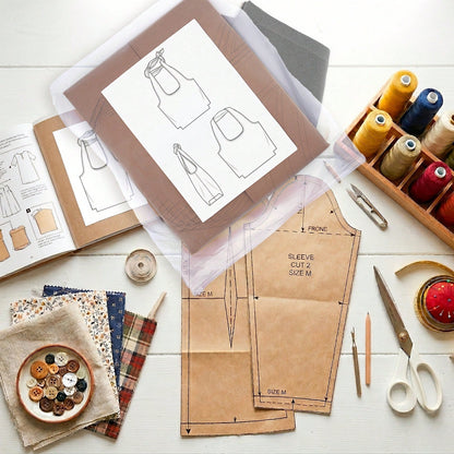 Knotted Casual Bag Sewing Pattern, Thick And Durable Kraft Paper Cutting Template, Suitable For Sewing Beginners, Comes With Step-By-Step Visual Sewing Instructions, DIY Handmade Fabric Template, Perf