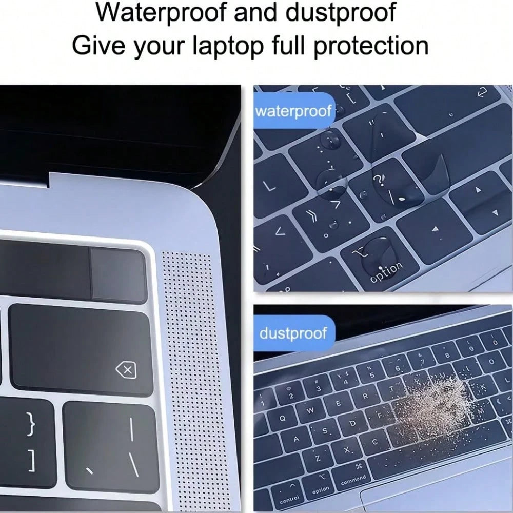Laptop Keyboard Protective Film Silicone Pad, Universal Laptop Keyboard Dust Cover, Silicone Waterproof And Durable, Universal 12-14 Inch Protective Cover, Suitable For Work, Study And Daily Use, Offi