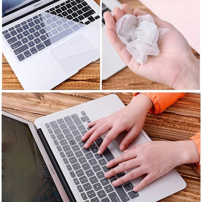 Laptop Keyboard Protective Film Silicone Pad, Universal Laptop Keyboard Dust Cover, Silicone Waterproof And Durable, Universal 12-14 Inch Protective Cover, Suitable For Work, Study And Daily Use, Offi