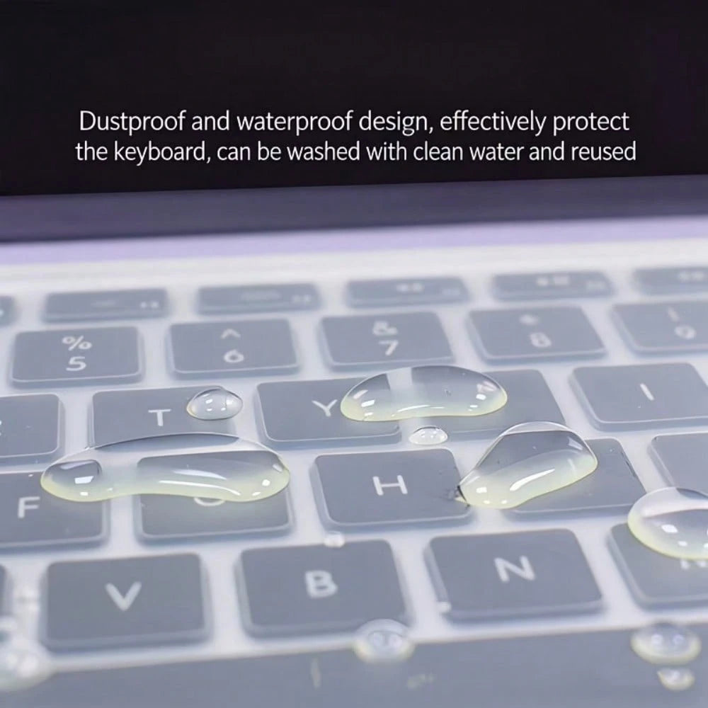 Laptop Keyboard Protective Film Silicone Pad, Universal Laptop Keyboard Dust Cover, Silicone Waterproof And Durable, Universal 12-14 Inch Protective Cover, Suitable For Work, Study And Daily Use, Offi