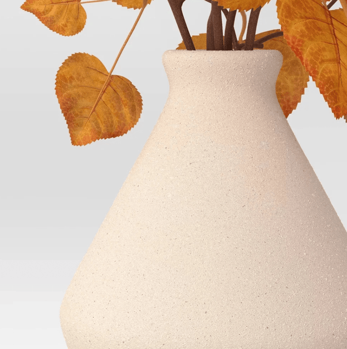 Large Orange Fall Leaf Artificial Plants Arrangement - Wichita Home Outlet