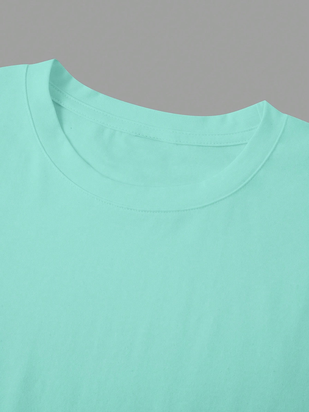 Manfinity Homme Men's Plain Round Neck Short Sleeve Simple Top, Casual Everyday Wear Men T-Shirts Casual Plain T-Shirts Casual Tee