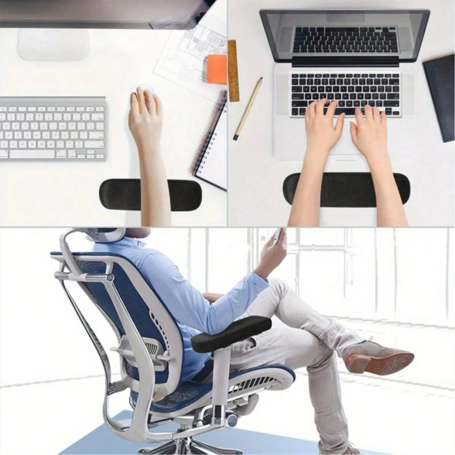 Memory Foam Armrest Pads, Arm Support Cushion For Office Chair, Universally Fits Most Office Chairs School Supplies, Back To School Chair Cushion Seat Cushion Office Supplies Chair Pillow Gaming Chair