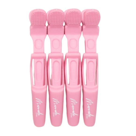Mermade Grip Clips, sectioning clips, hair sectioning clips, styling clips, blow dry clips, curling clips, crimping clips, pink hair clips, hair styling accessories, lightweight hair clips, strong hair clips