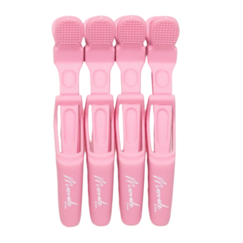 Mermade Grip Clips, sectioning clips, hair sectioning clips, styling clips, blow dry clips, curling clips, crimping clips, pink hair clips, hair styling accessories, lightweight hair clips, strong hair clips