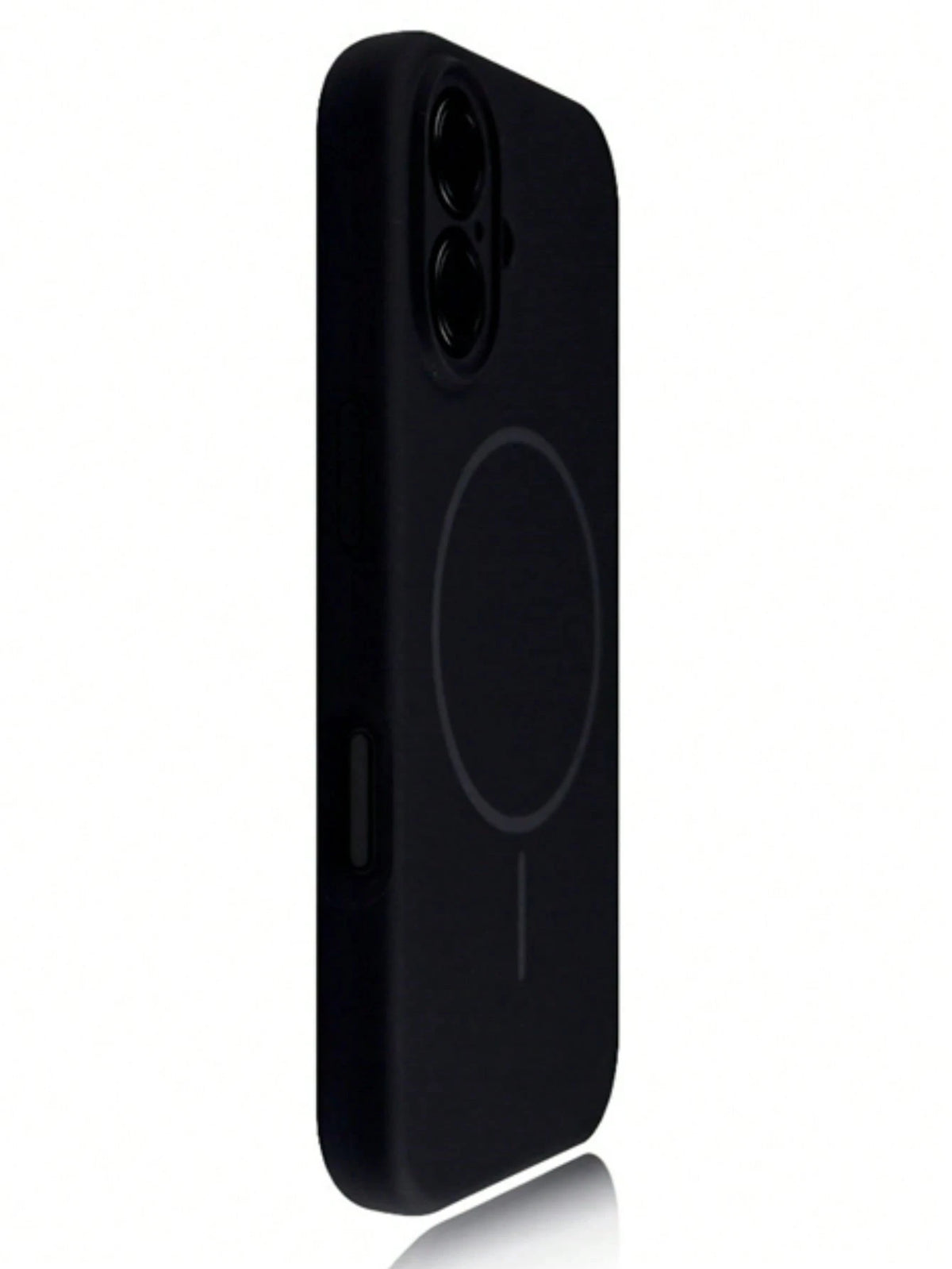 Minimalist Black Magnetic 1pc Matte Liquid Silicone Phone Case Compatible With IPhone 17 Air 16 15 14 13 12 Pro Max Plus Supports Wireless Charging Soft Silicone Back Cover Spring Birthday Gift