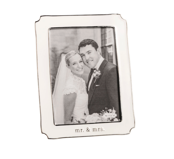 Mr. & Mrs. Enamel Frame
