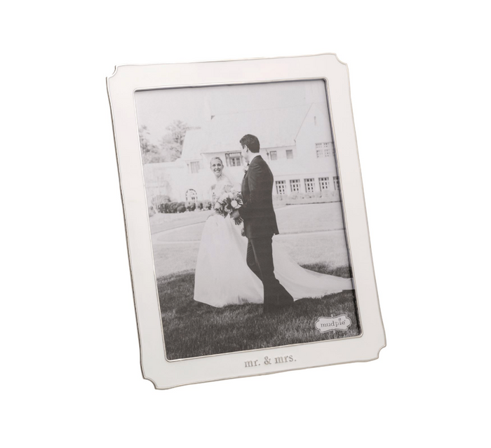 Mr. & Mrs. Enamel Frame