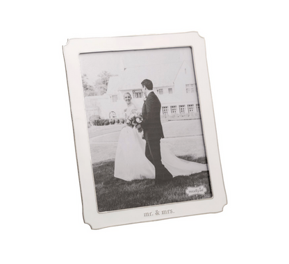 Mr. & Mrs. Enamel Frame