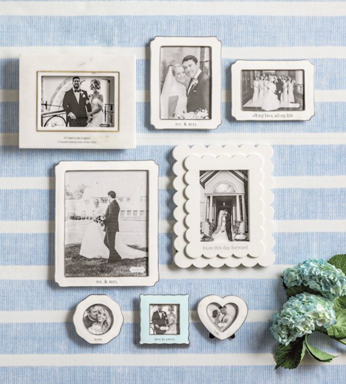 Mr. & Mrs. Enamel Frame