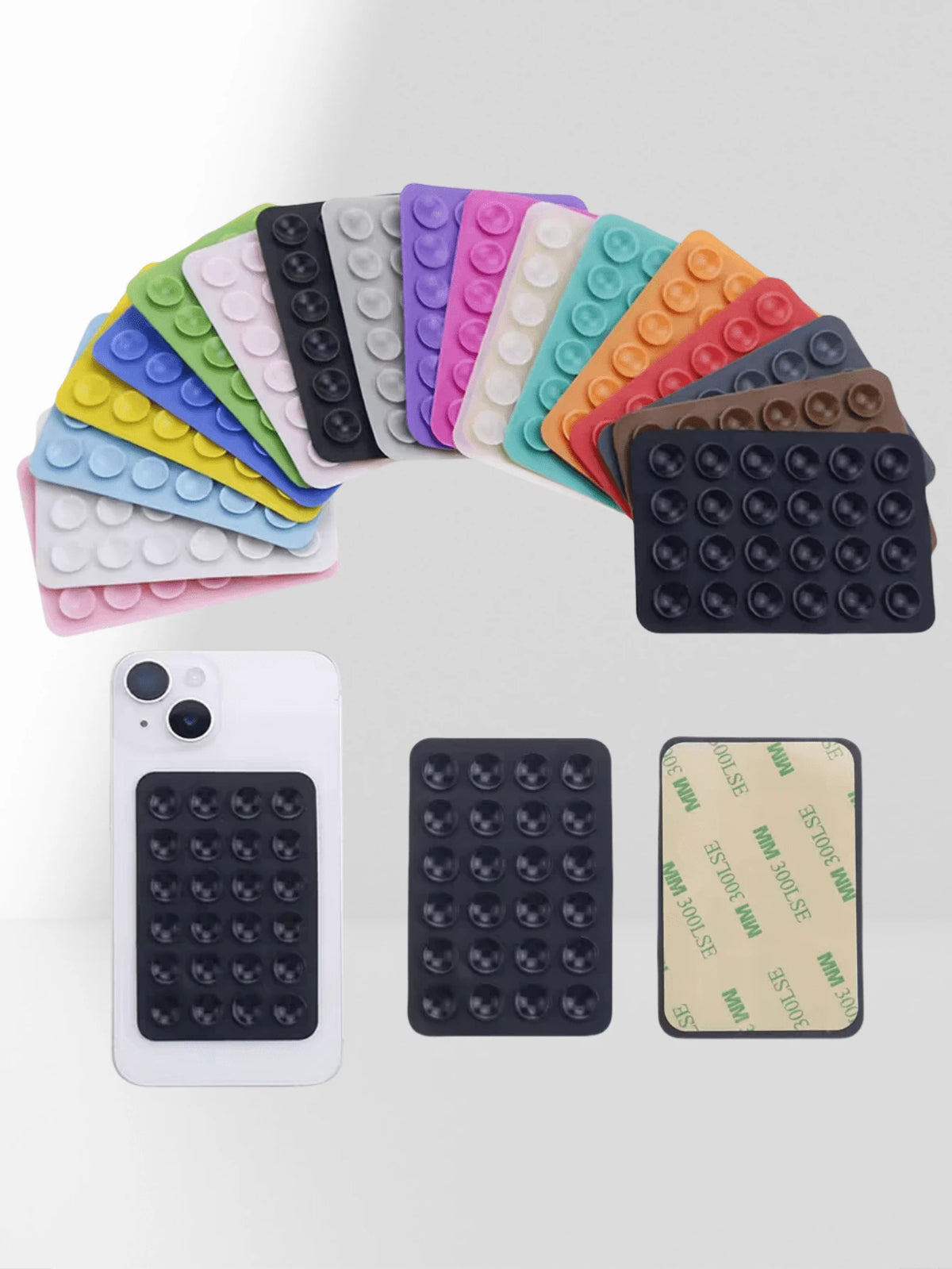 Multifunctional Phone Stand With Silicone Suction Cup Design, Strong Adhesion, Suitable For Multiple Scenarios. Effectively Prevents Phone Drops And Video Shaking, Convenient For Selfies, Compatible W