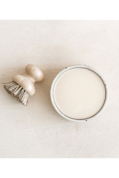 Natural Solid Dish Soap and Ceramic Container