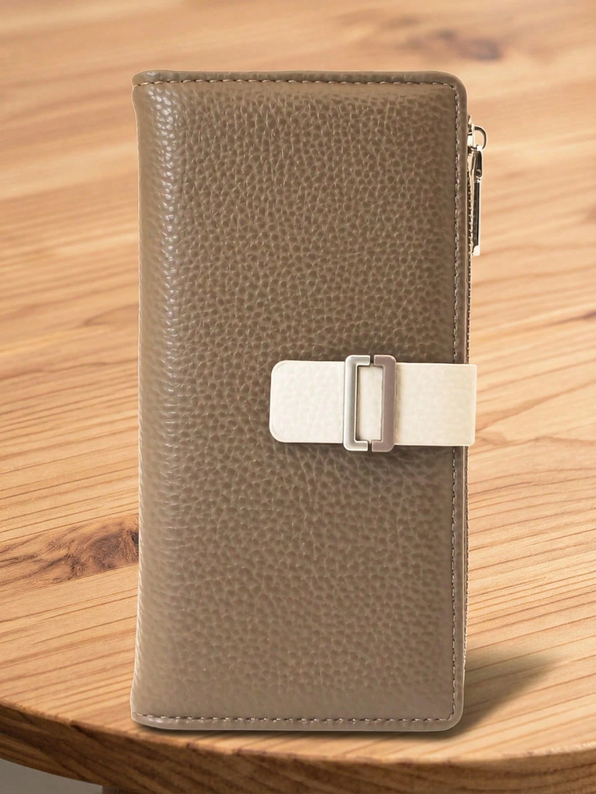 New Ladies Short Folding Wallet, Soft PU Zipper Multi-Function Large-Capacity Card Clip Coin Purse, Exquisite Fashion Simple Casual Walle