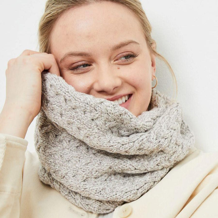 Newport Aran Oat Cable Snood