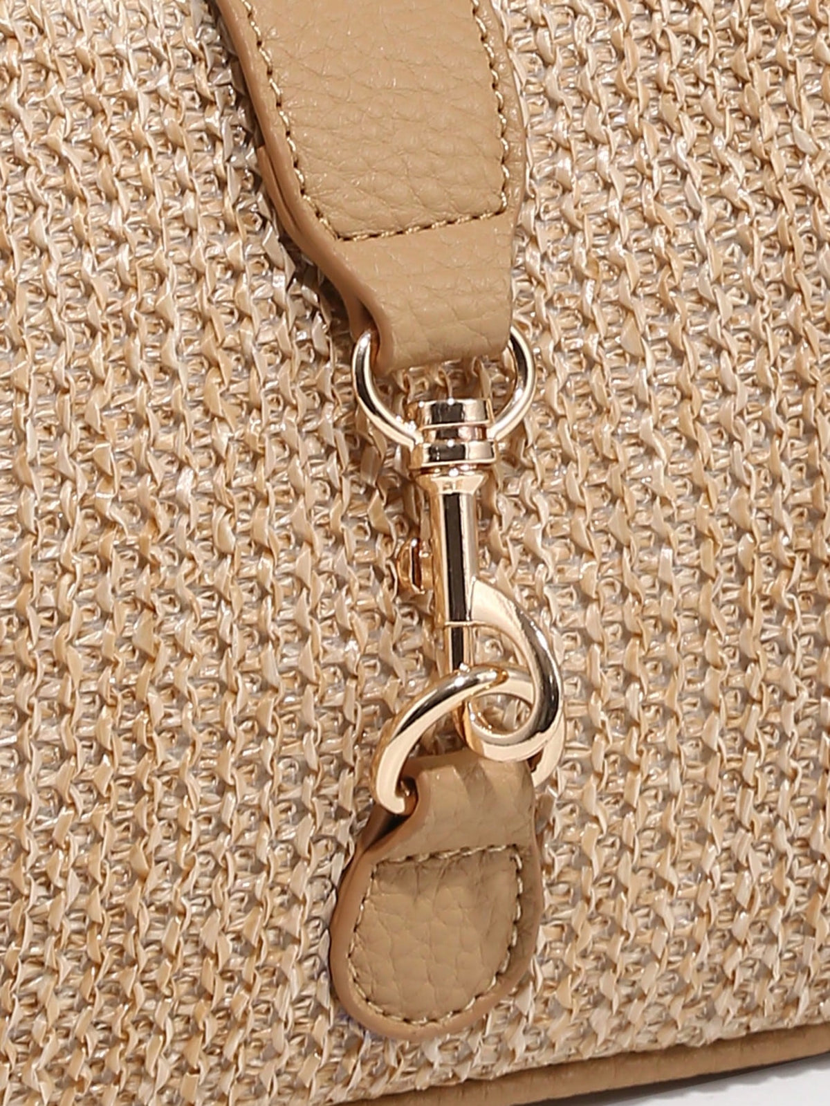 Novachic, 1pc Vintage Minimalist Crescent Moon Shaped Bag With Adjustable Strap, Suitable For Dates, Outings, Parties,Beach Bag,Straw Bag