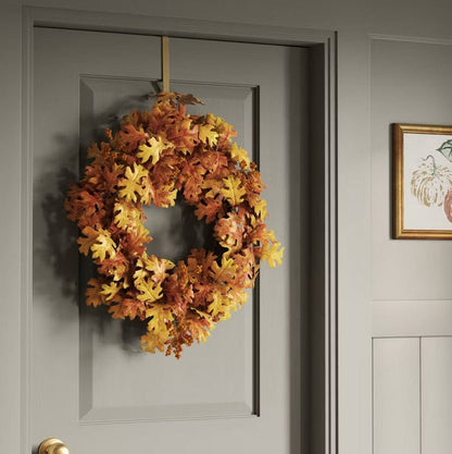 Oak Leaf Fall Wreath - Wichita Home Outlet