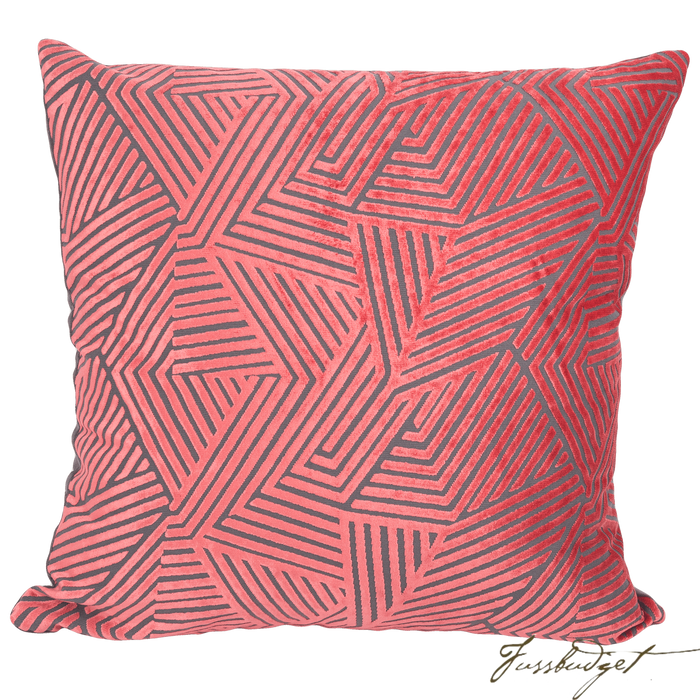 Olivia Pillow - Coral-Fussbudget.com