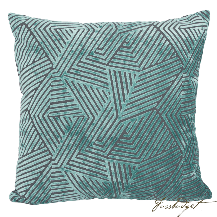 Olivia Pillow - Turquoise-Fussbudget.com