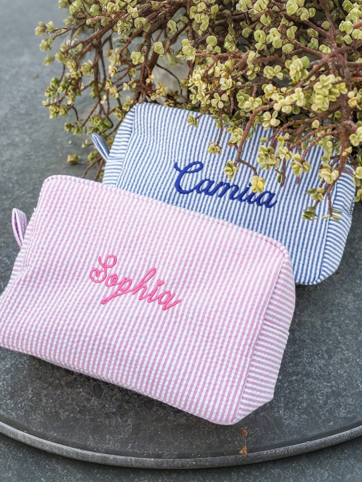 Personalized Makeup Bag, Custom Embroidered Toiletry Bag, Makeup Bag, Bridesmaid Gift, Bridal Party Gift, Cosmetic Storage Pouch, Bags For Ladies Fashionable, Bag Lover, Coquette Aesthetic, Mother's D