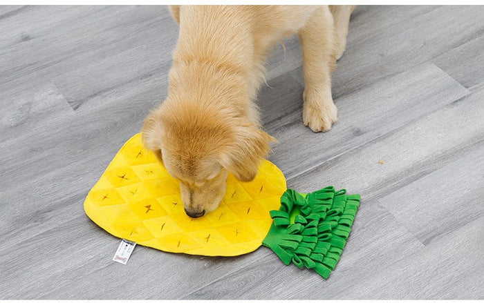 Gadget Gerbil Pineapple Shaped Dog Snuffle Mat