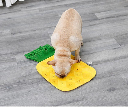 Gadget Gerbil Pineapple Shaped Dog Snuffle Mat