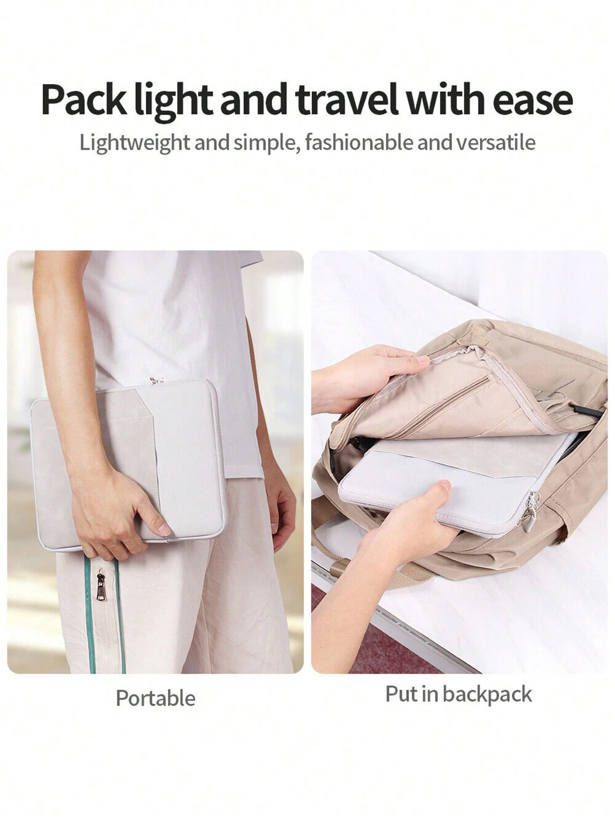 Pink Splicing Design Basic Pad Case DANYCASE 10.8-13.3 Inch Tablet Laptop Sleeve Bag, 8 Inch Electronics Organizer Pouch With Padded Protection, Compatible With IPad, AWEI Devices Women Gift Birthday