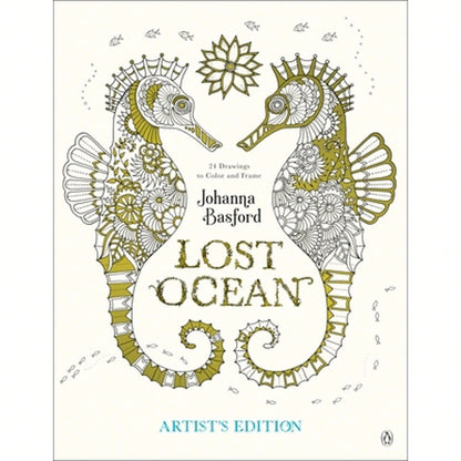Pre-Owned Lost Ocean Artist's Edition: An Inky Adventure And Coloring Book For Adults: 24 Drawings (Paperback) By Johanna Basford