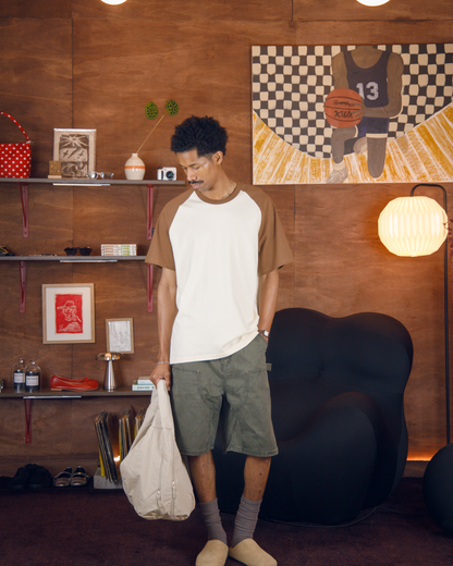 raglan color block tee