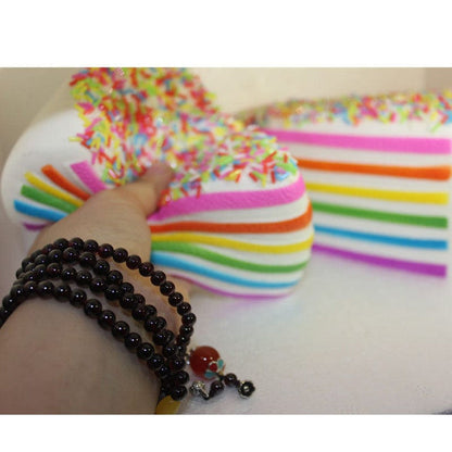 Gadget Gerbil 1Style Rainbow Cake Slice Squishy Toy