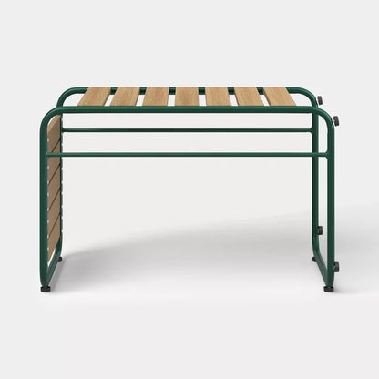 Rectangular Patio Accent End Table - Green - Wichita Home Outlet