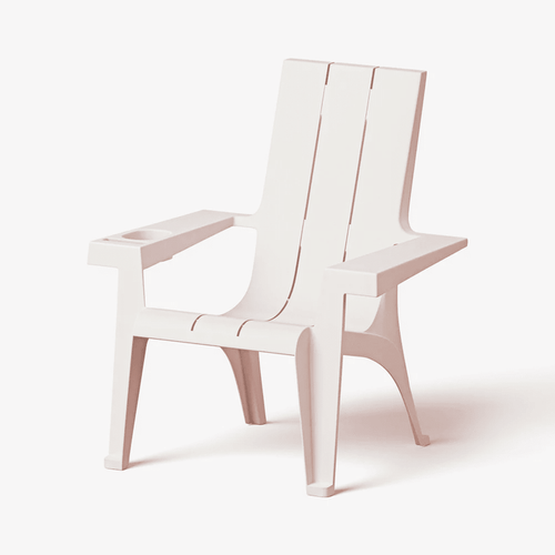Resin Stackable Adirondack Chair - Cream - Wichita Home Outlet