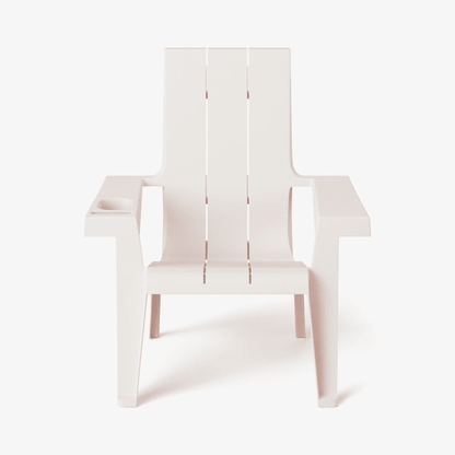 Resin Stackable Adirondack Chair - Cream - Wichita Home Outlet
