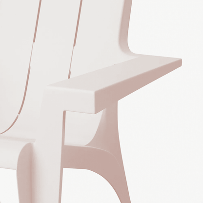 Resin Stackable Adirondack Chair - Cream - Wichita Home Outlet