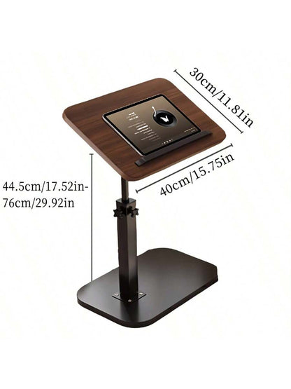 Side Table Sofa Tray For Couch, 360° Rotatable Sofa Armrest Side Tray Table, Adjustable Legs Space-Saving Couch Bedside TV Tray Snack Table For Eating